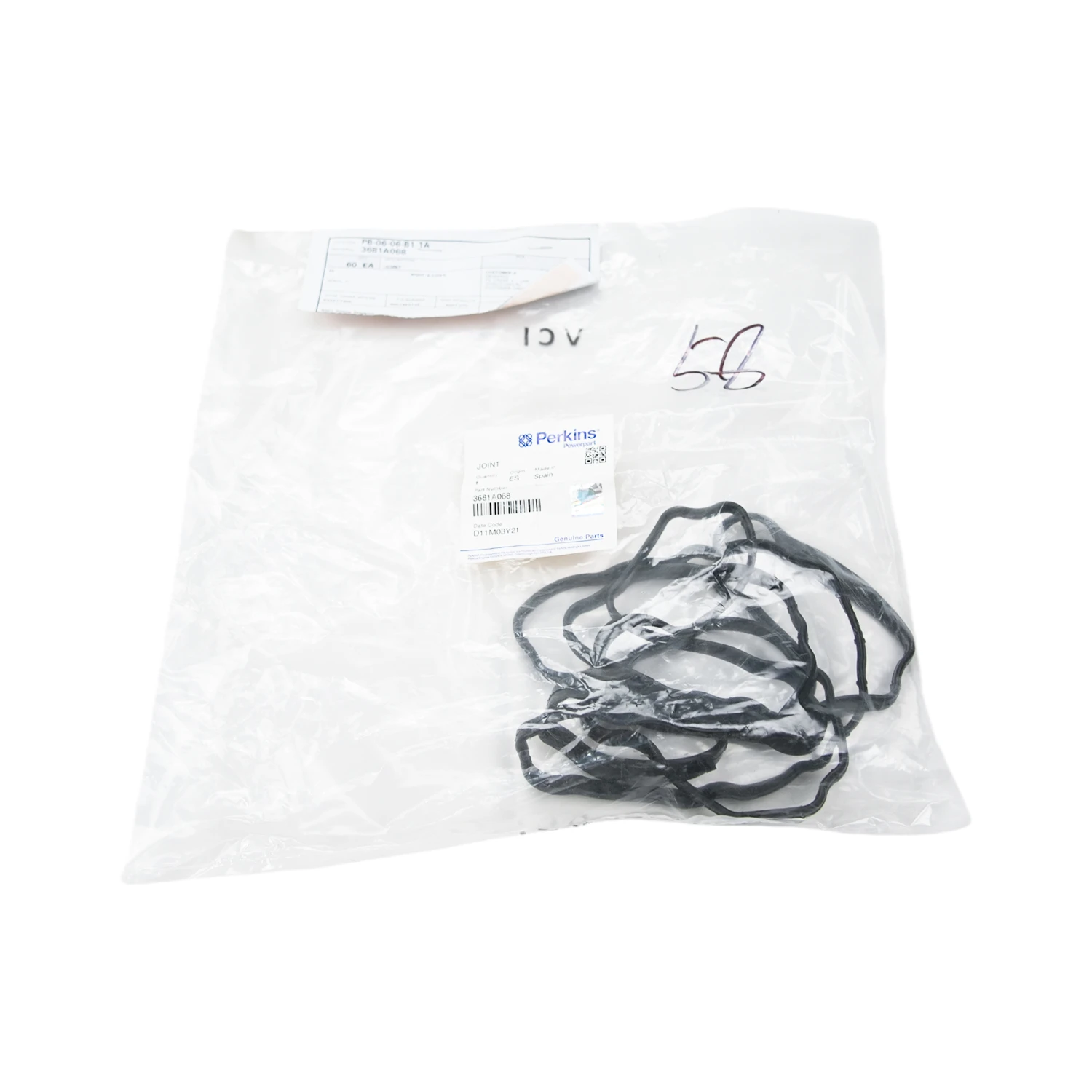 3681A068 Perkins Valve Cover Gasket For Perkins 1106D-E66TA