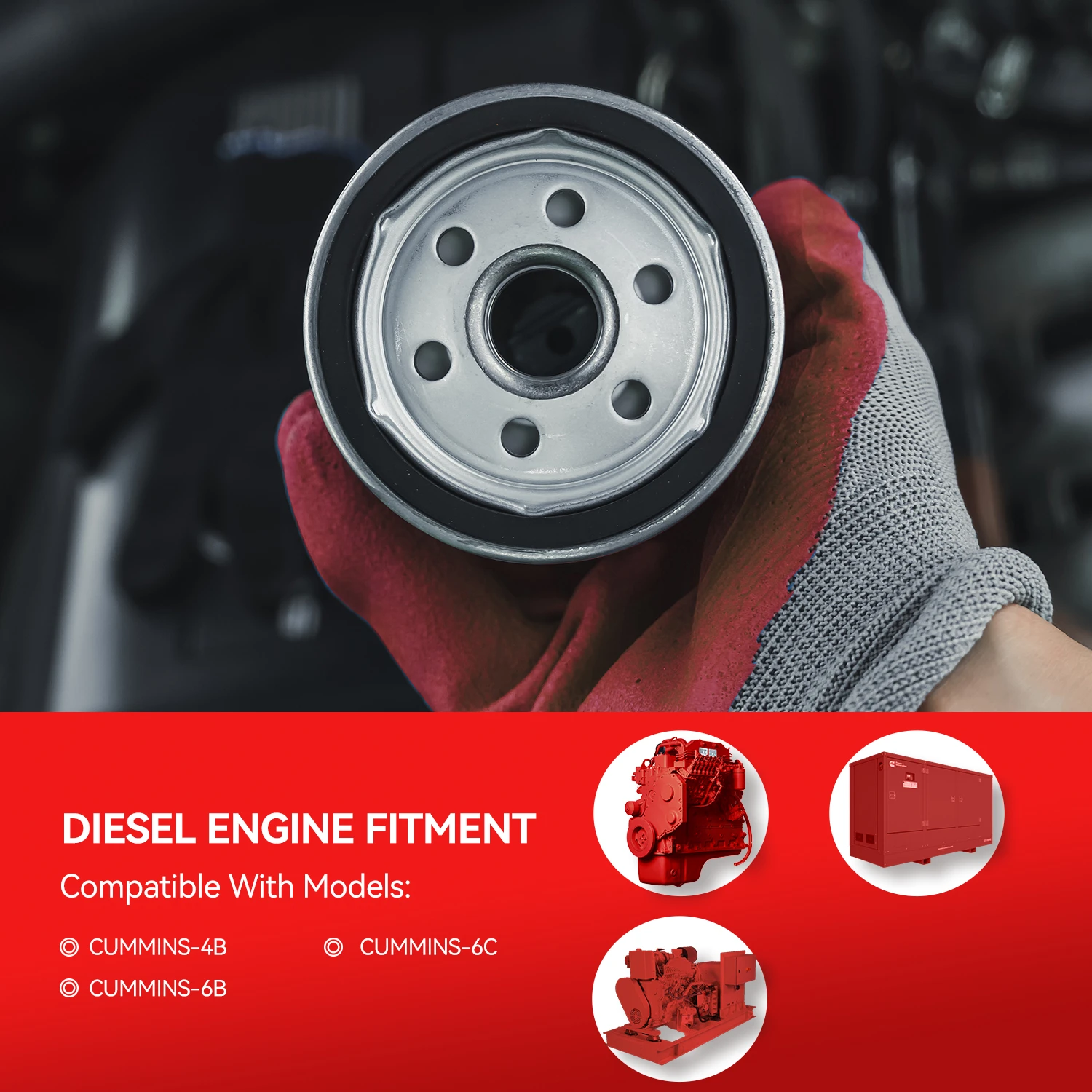 FF5052 Fleetguard Fuel Filters,Replaces Baldwin BF788,Donaldson P550440,Wix 33777