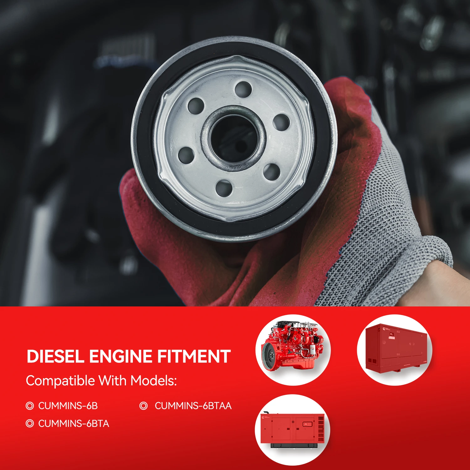 LF3349 Fleetguard  Lube Filters,Full-Flow Spin-On Replaces Donaldson P558615,Wix 51607, Napa 1607,Baldwin BT339