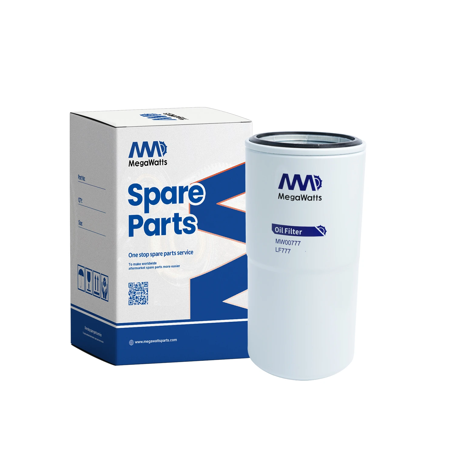 LF777 Fleetguard Oil Filter MW00777 Replace For Cummins 3889311,VT555/NT855/KTA19,VOLVO TD71ACE,CATERPILLAR 3176B/3176C/3406/3116TA Engine