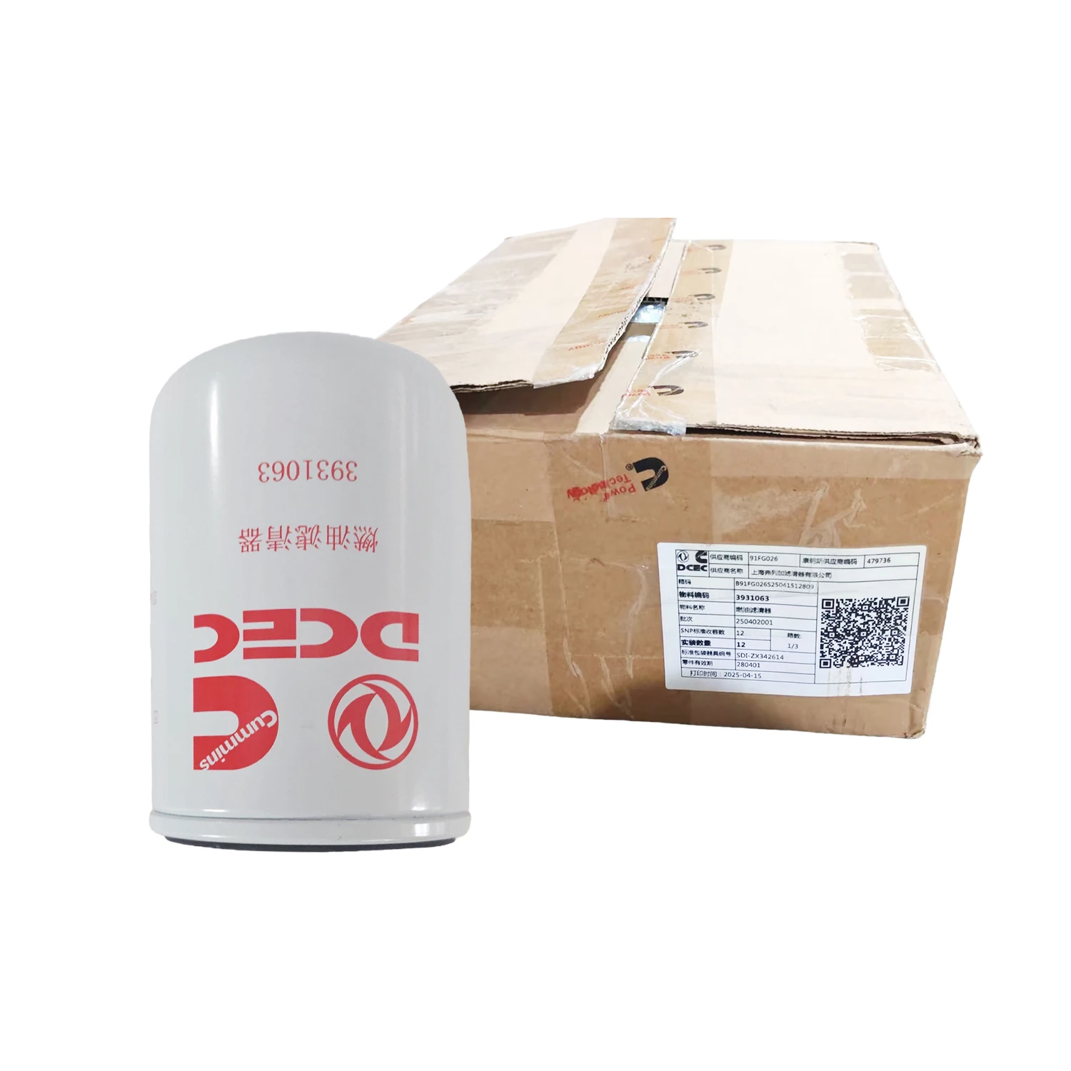 C3931063 Cummins Fuel Filters  for 6B5.9,ISB3.9,6CT8.3