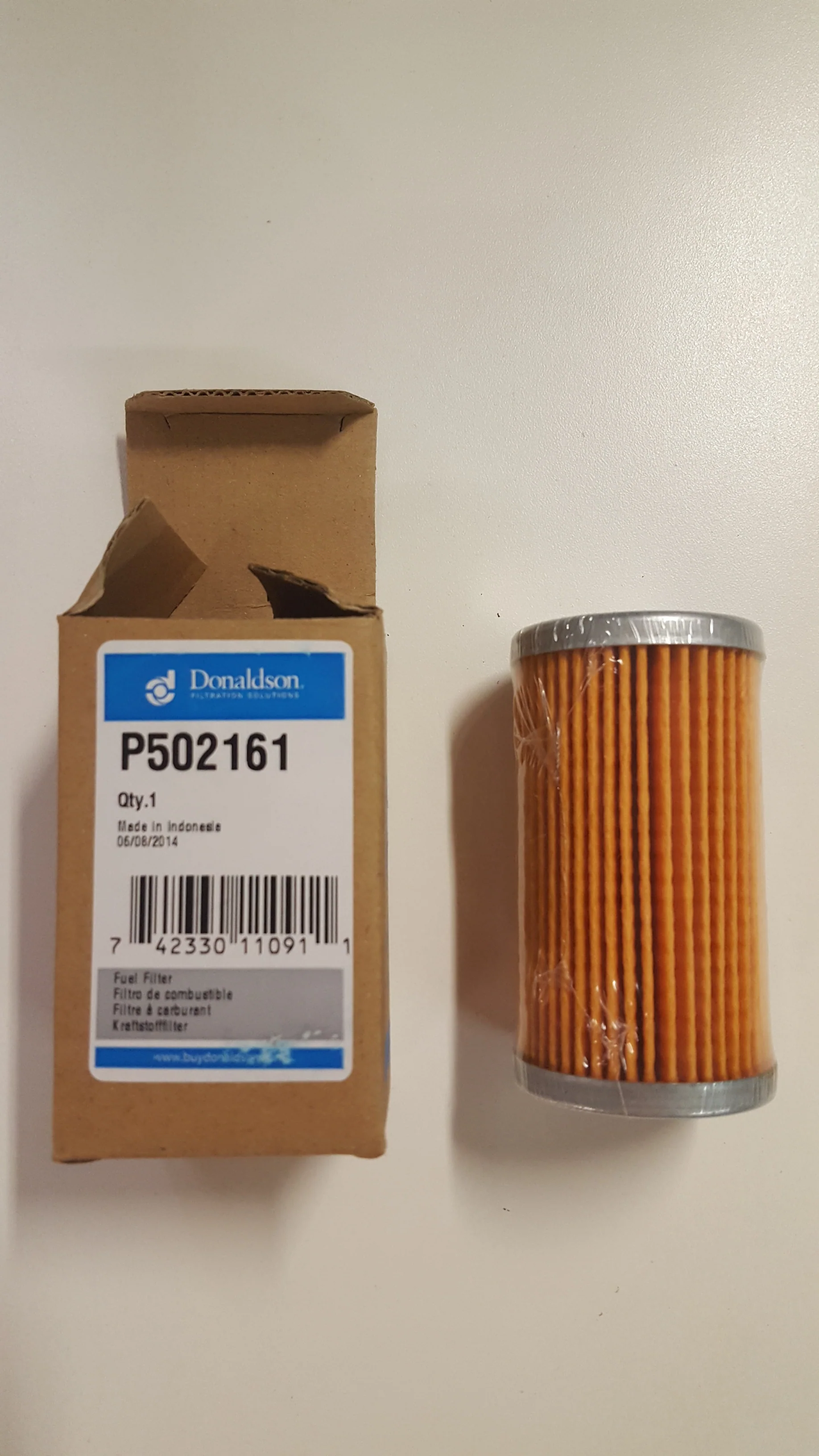 P502161 Donaldson Fuel Filter Compatible with AG CHEM EQUIPMENT,700472,AMERICAN MOTORS CORPORATION,FE29090,ATLAS COPCO,29006492,BIG A,95507,BOBCAT,6695912