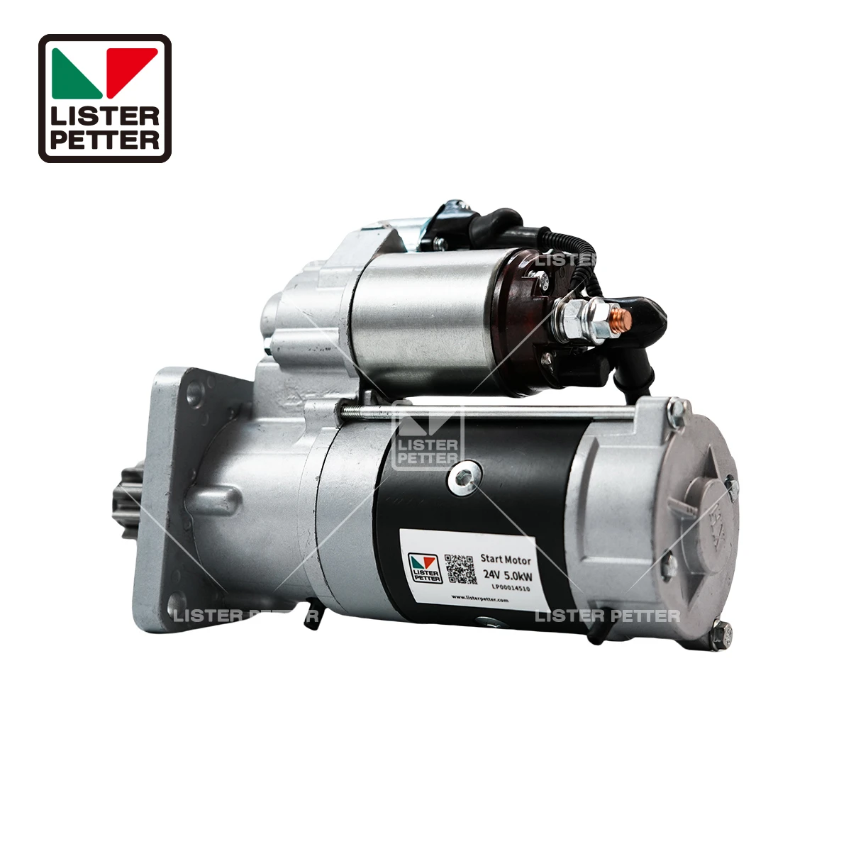 LP00014510 Lister Petter Starting Motor Compatible for LP443G1 LP443G2 LP443G3 LP443G4 LP443G5 LP443G6 Engine