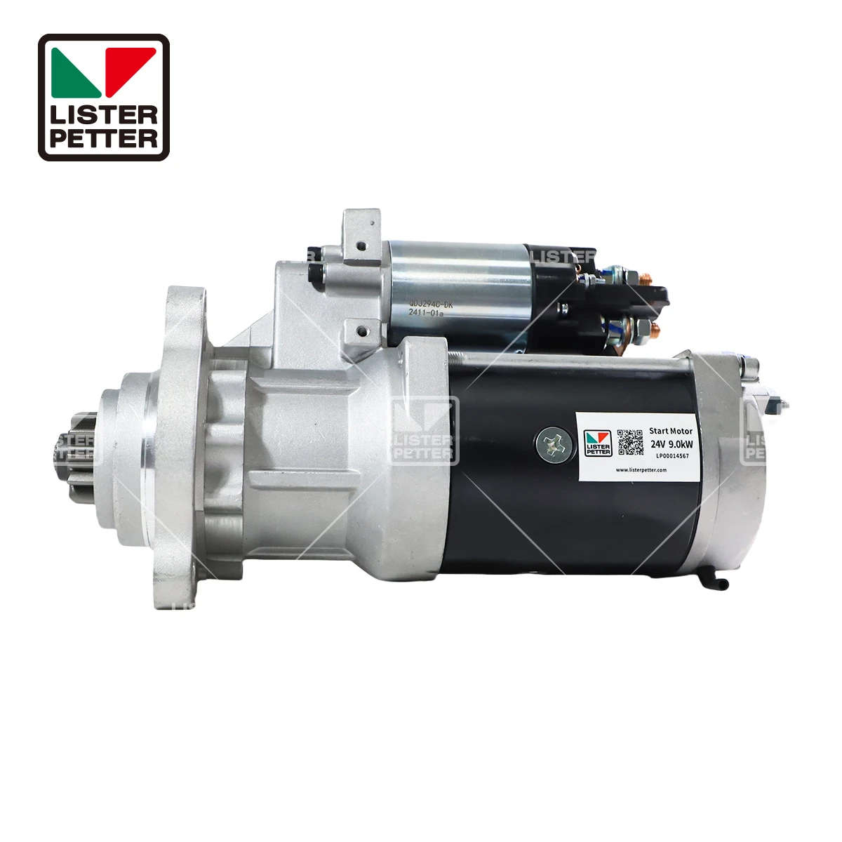 LP00014567 Lister Petter Starting Motor Compatible for LP689G1 LP689G2 LP689G3 Engine
