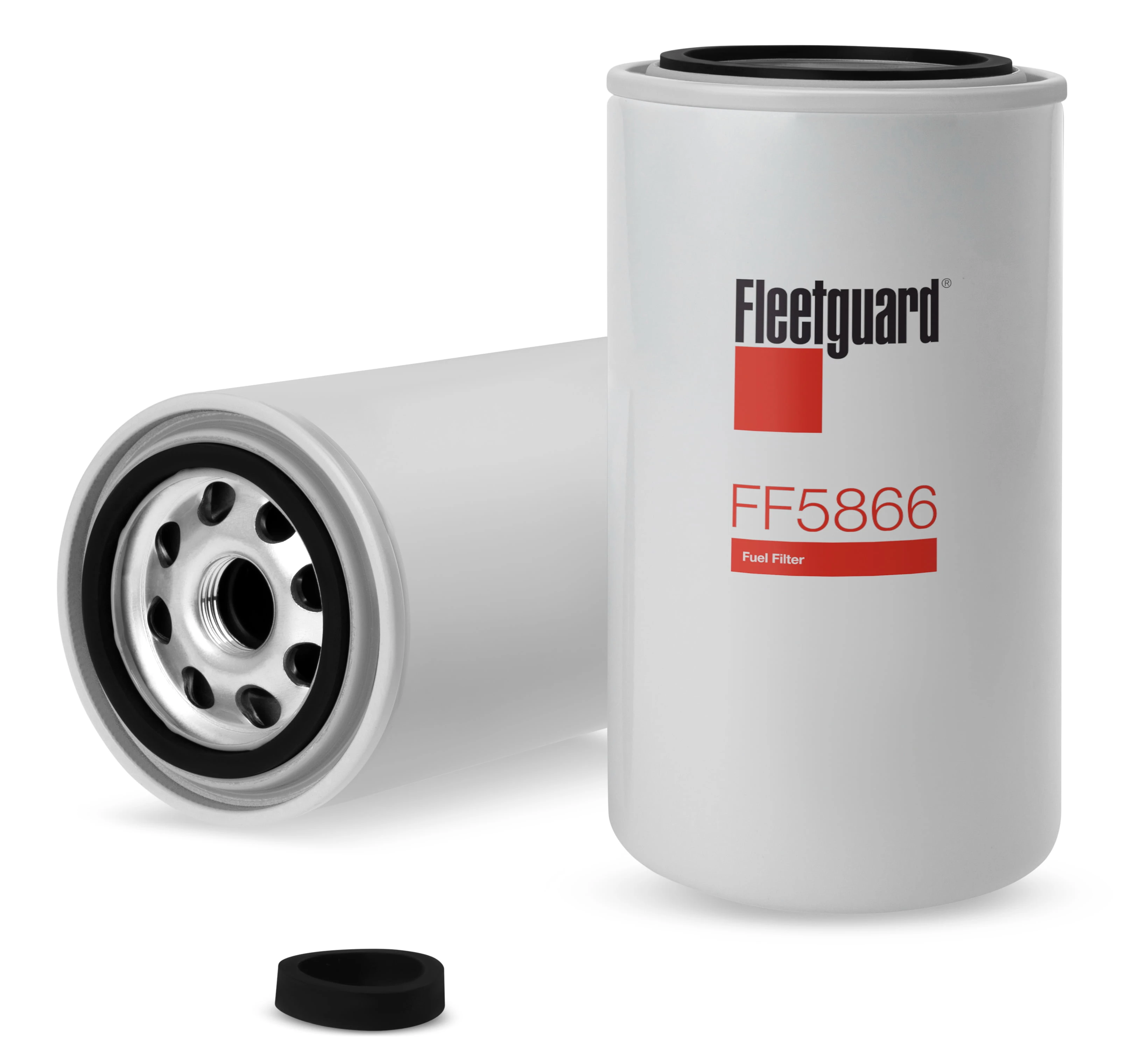 FF5866 Fleetguard Fuel Filter, Spin-On, StrataPore