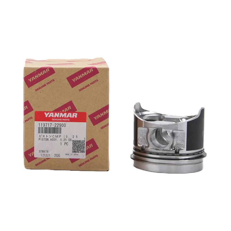 119717-22900 Yanmar Piston And Ring O/S 0.25 for 3TNV76- Series
