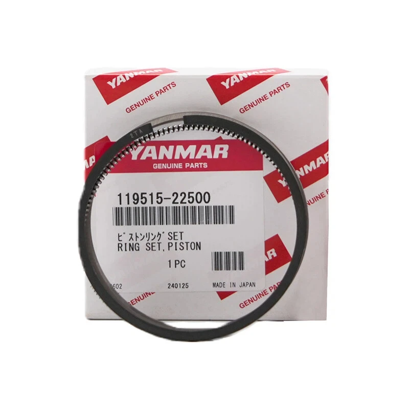 Individual piston rings from Yanmar piston ring set 119515-22500