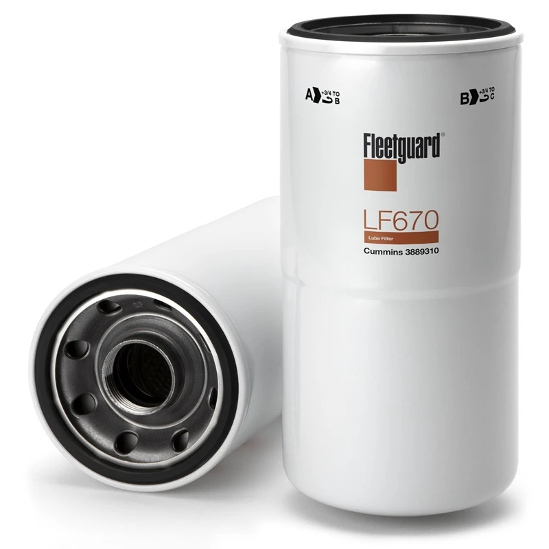 LF670 Fleetguard Lube Filter Compatible with Cummins QST30 SERIES