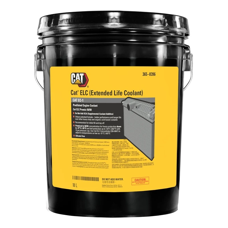 3658396 Caterpillar Extended Life Coolant 50/50 Premix (18 Liters)