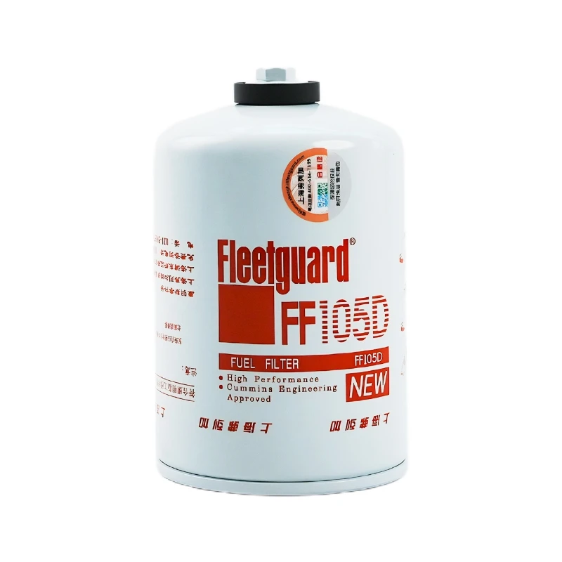 FF105D Fleetguard Spin-On Fuel Filter Replaces Cummins 1222249/3315847