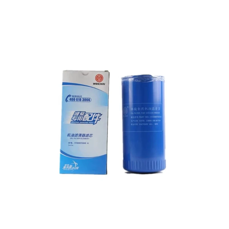 61000070005 Weichai Oil Filter for D6H,D5D,WP10.375,TAD732GE