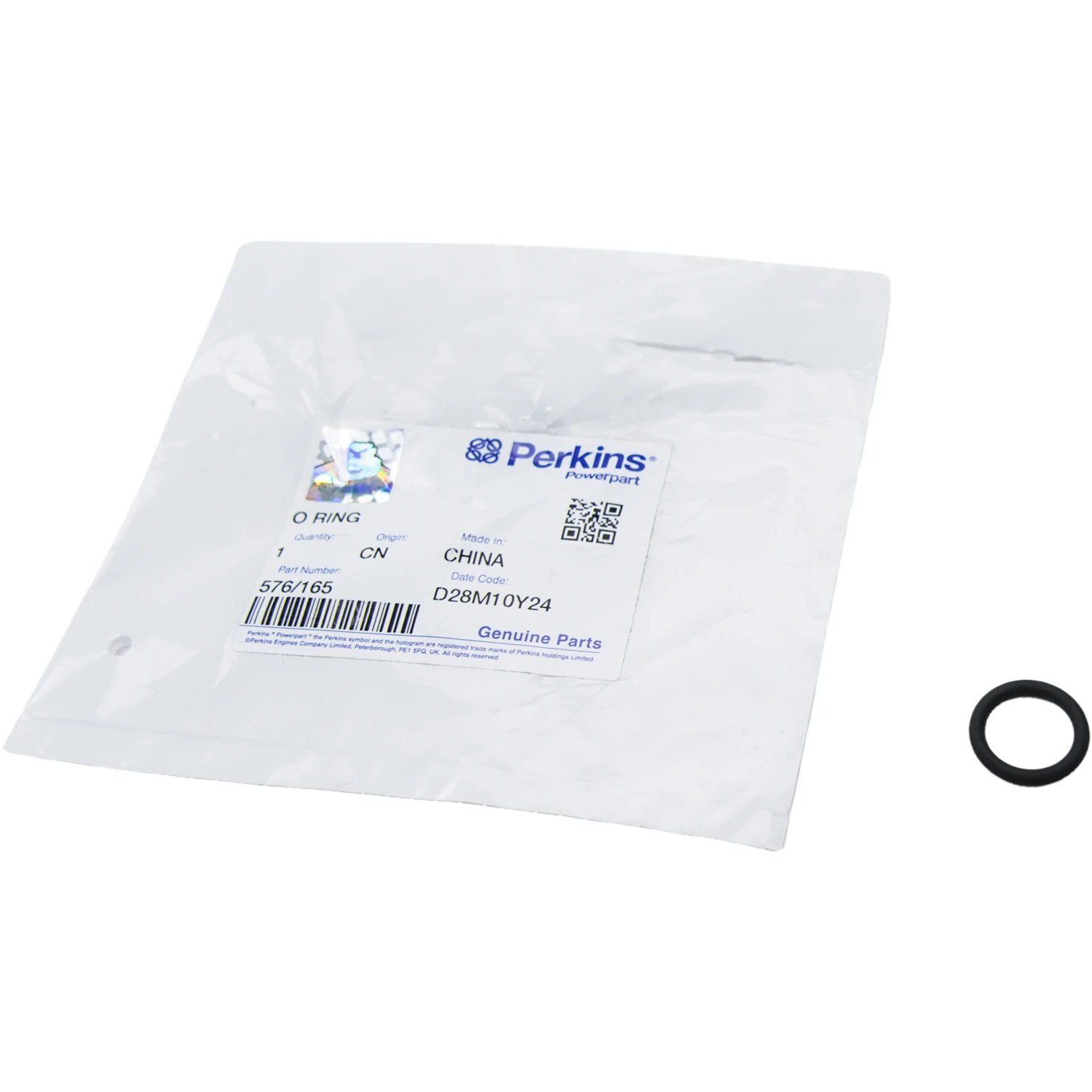 576/165 Perkins O Seal is Compatible with Perkins 4006TRS Engine