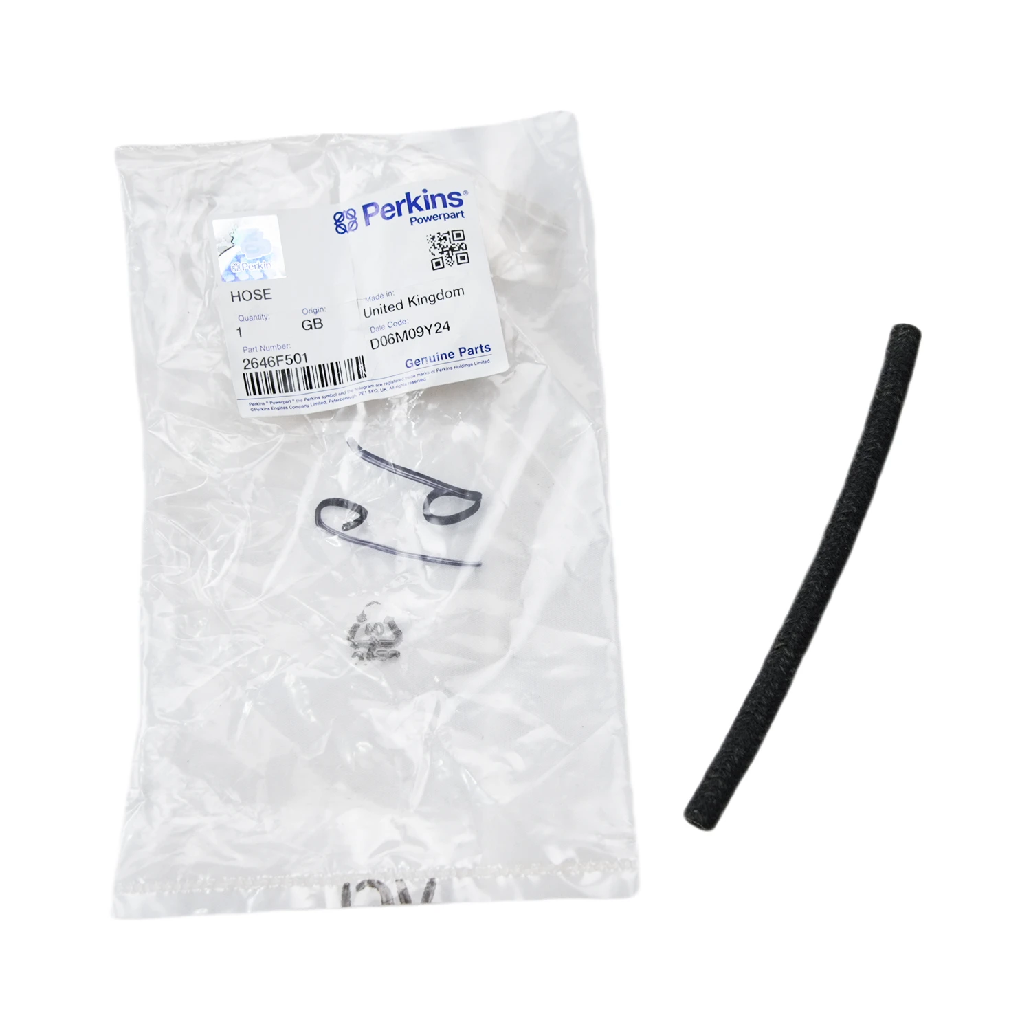 2646F501 Perkins HOSE Compatible With 1104C-44T, 1104D-44T, 1006-6T, and 1104C-44 Engines