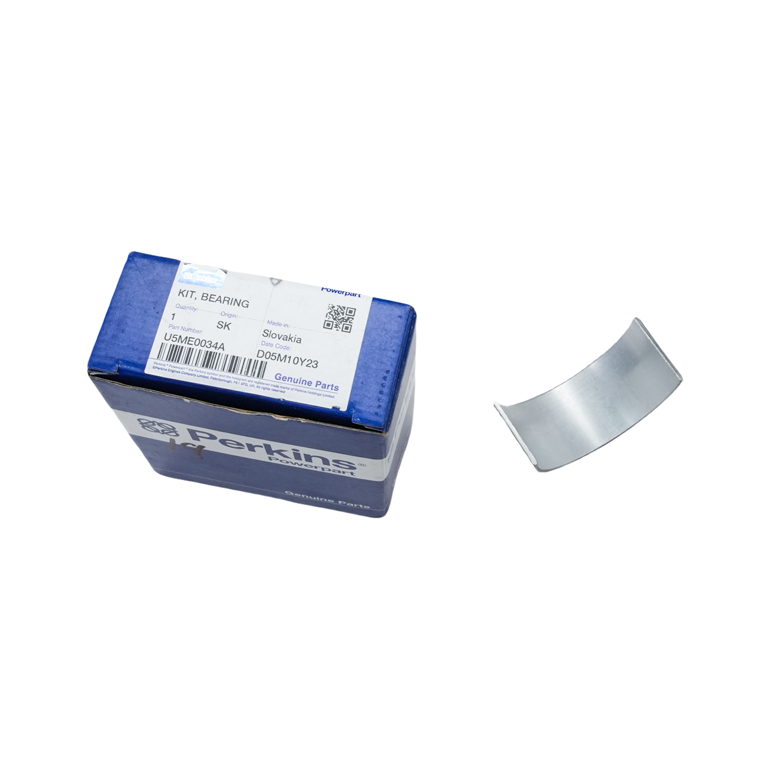 U5ME0034A Perkins Main Bearing Kit Compatible With 4.236,1000,1100 Engines