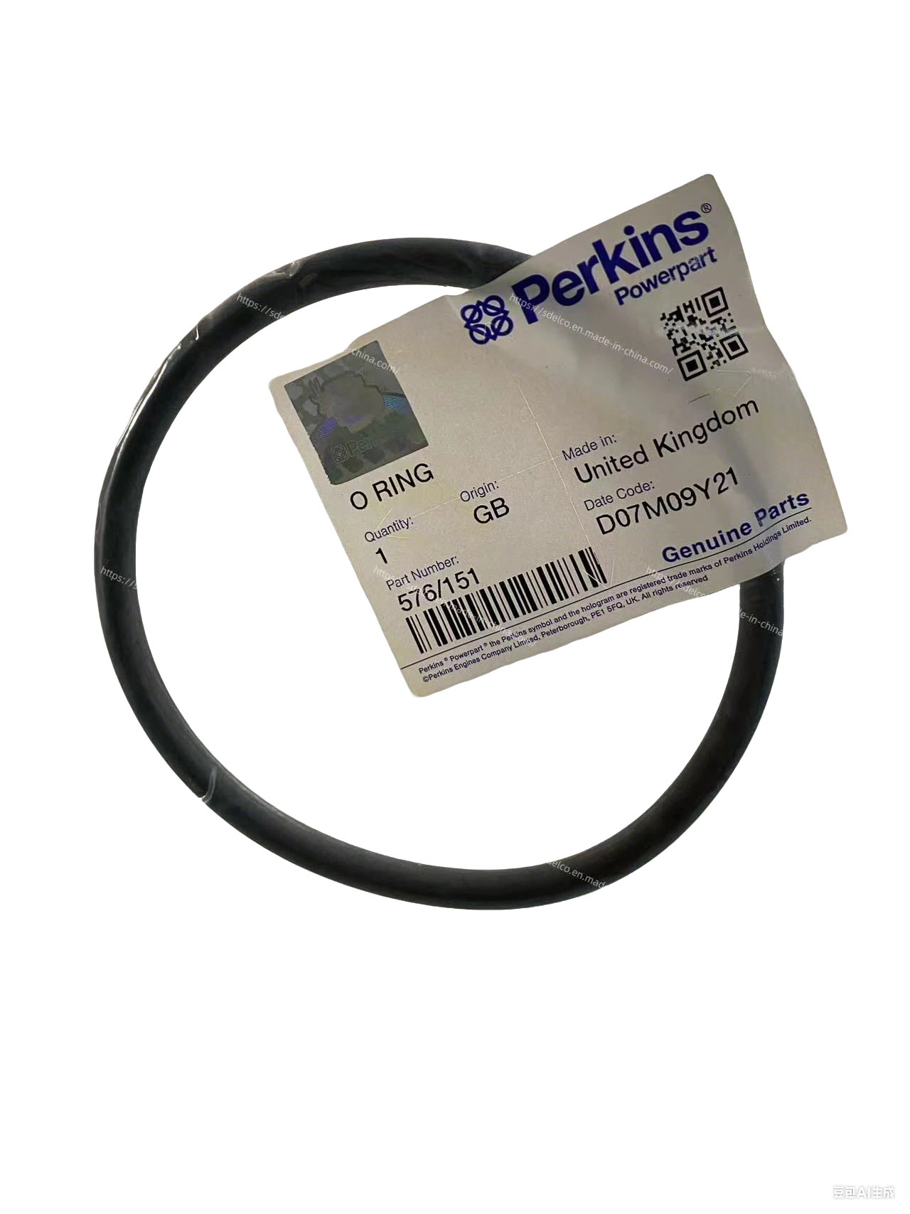 576/151 Perkins O Seal is Compatible with Perkins 4006TESI; 4006TRS Engine