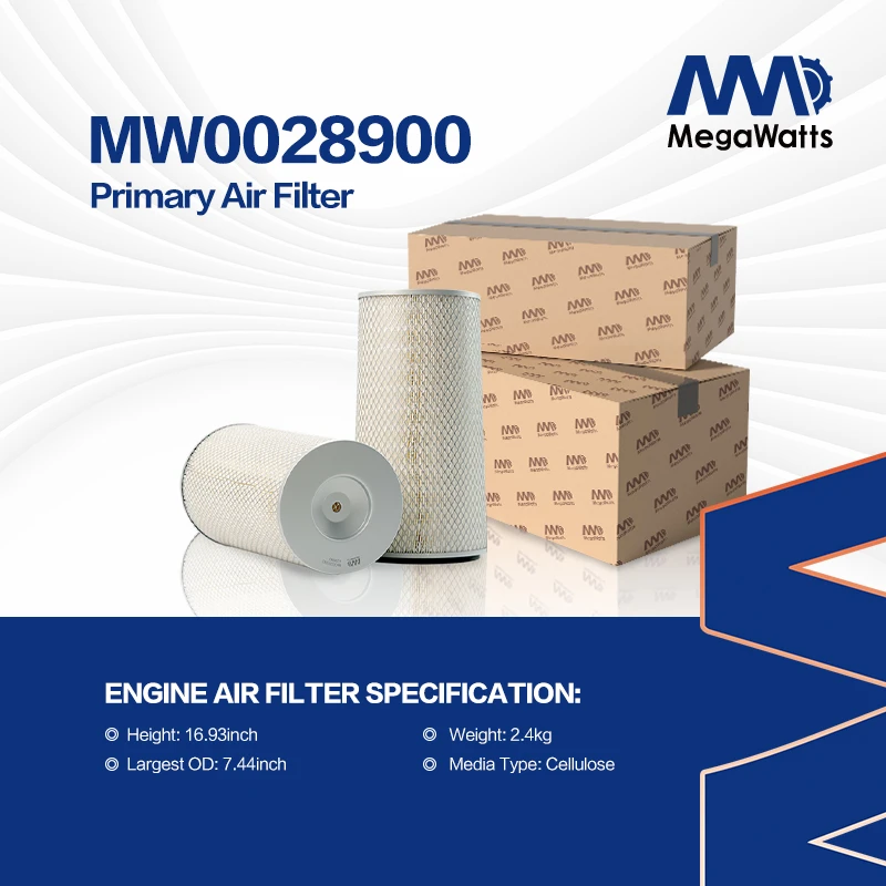 K28900 Cummins Air Filters MW0028900 for Machinery Engine 4B3.9 6B5.9 6C8.3 6L8.9