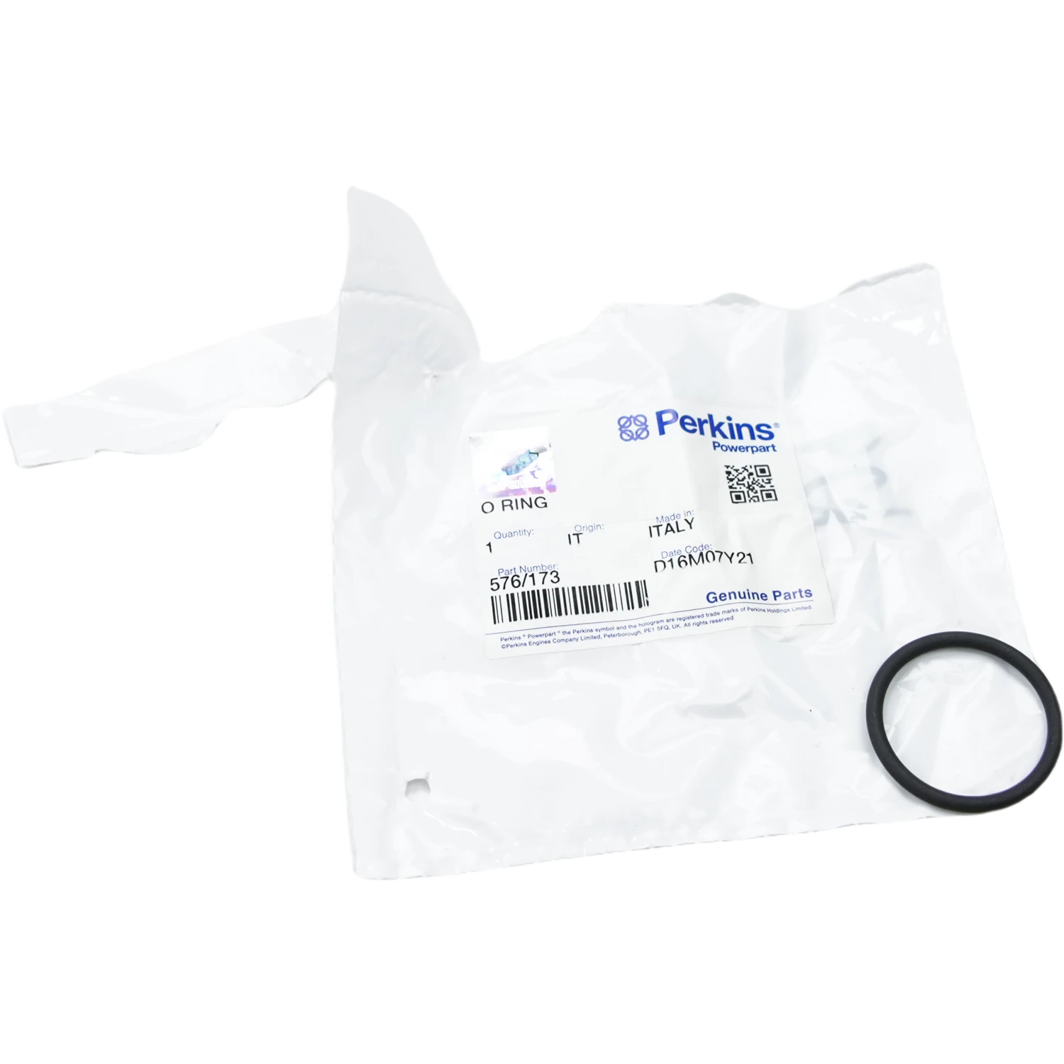 576/173 Perkins O Seal is Compatible with Perkins 4006TESI; 4006TRS Engine