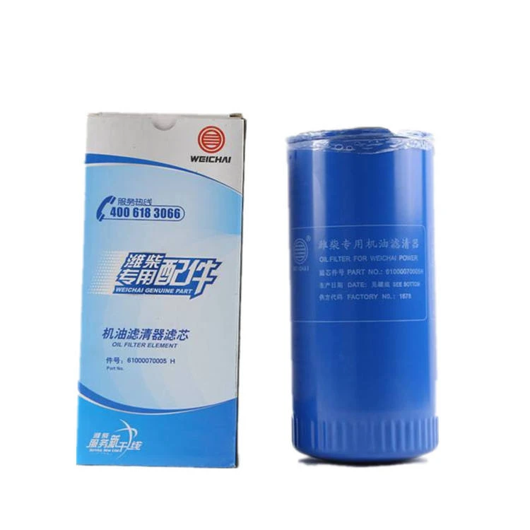 61000070005 Weichair Oil Filter for D6H,D5D,WP10.375,TAD732GE