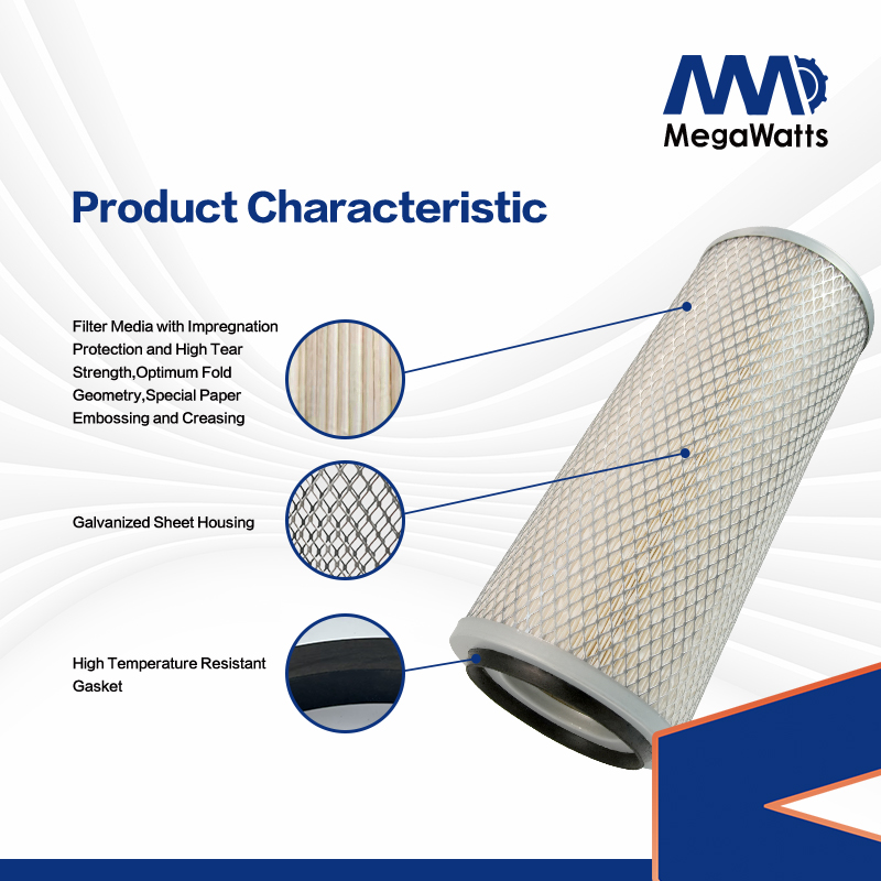 KW1638/AF1811 Cummins Air Filter MW001638 Compatible with Commins Engine Filter Parts