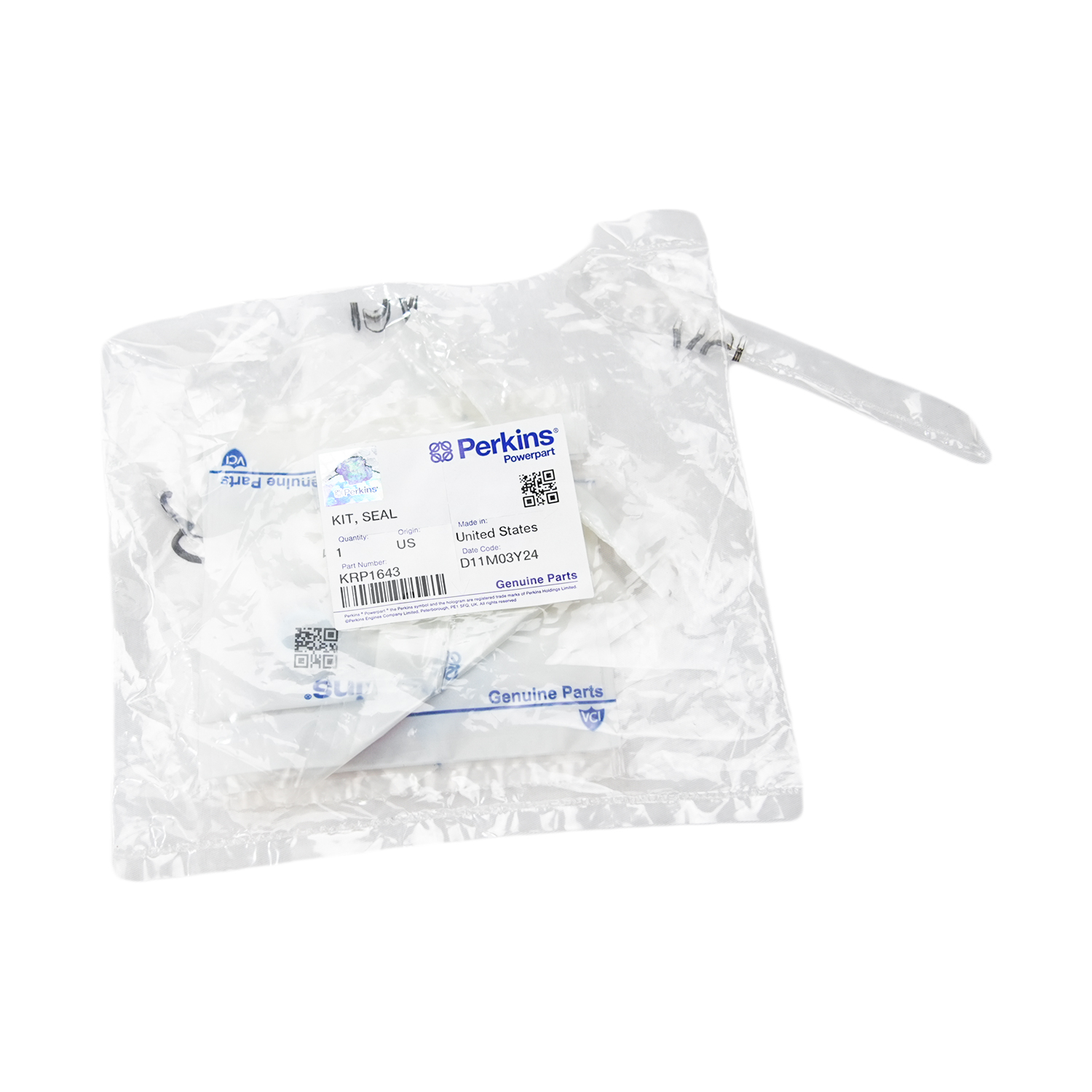 KRP1643 Perkins Seal Kit for 2200 Series,2800 Series,2500 Series,2500 Series