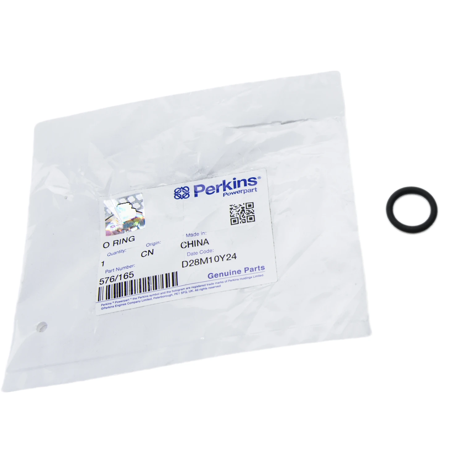 576/165 Perkins O Seal is Compatible with Perkins 4006TRS Engine