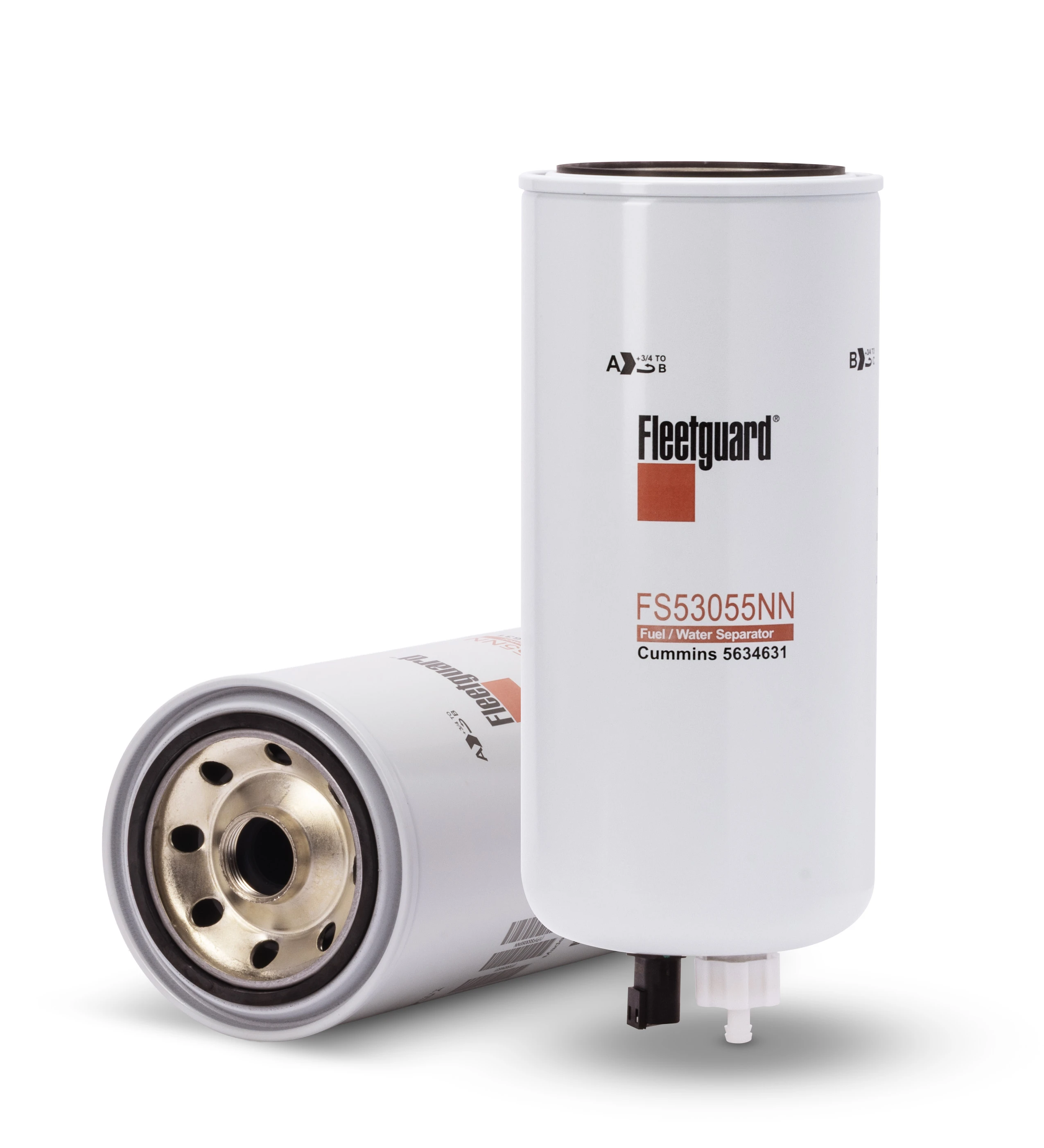FS53055NN Fleetguard Fuel/Water Separator,Spin-On Fuel Filter for Cummins Engines