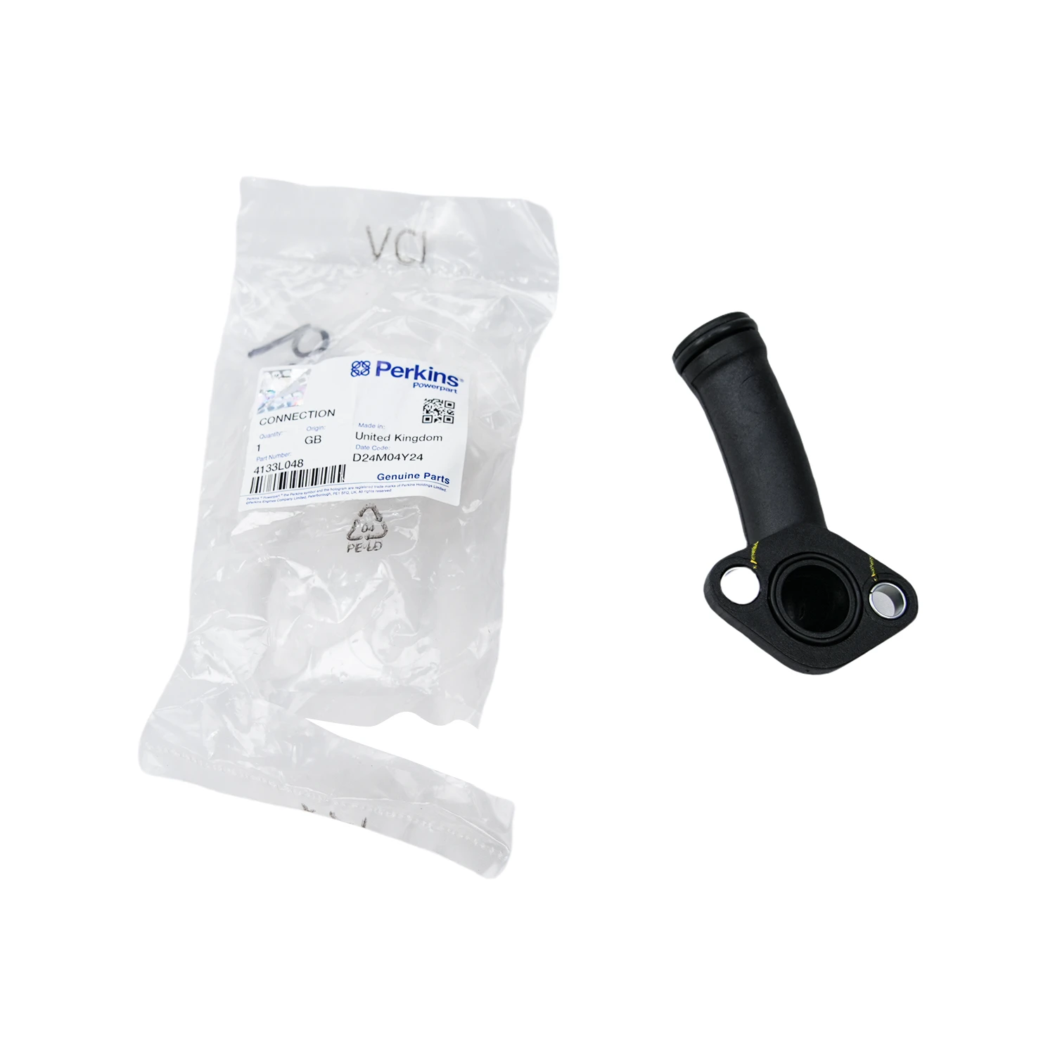 4133L048 Perkins Pipe Connection for 1103A-33,1103A-33T,1103C-33,1103C-33T
