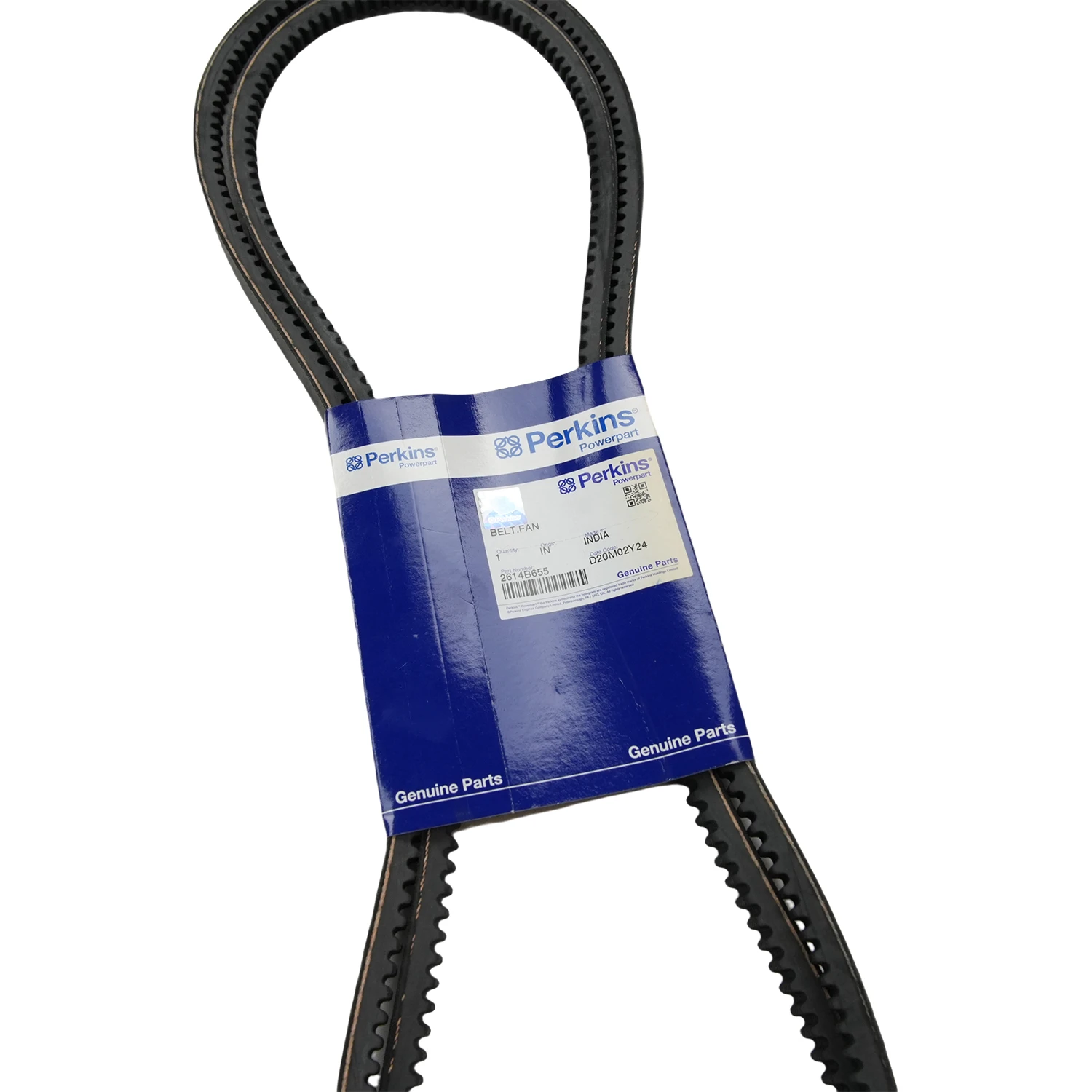 2614B655 Perkins FAN BELT for Perkins 1004-4, 1004-40, 1004-40T, 1004-42, 1004-4T, 1004e-4TW, 1006-6