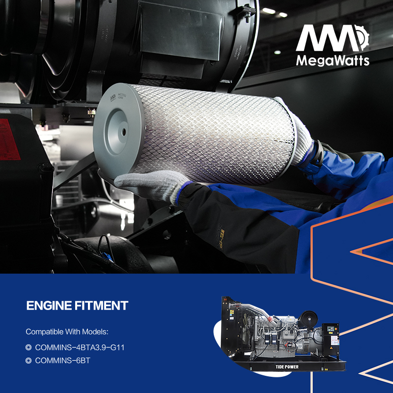 KW1638/AF1811 Cummins Air Filter MW001638 Compatible with Commins Engine Filter Parts